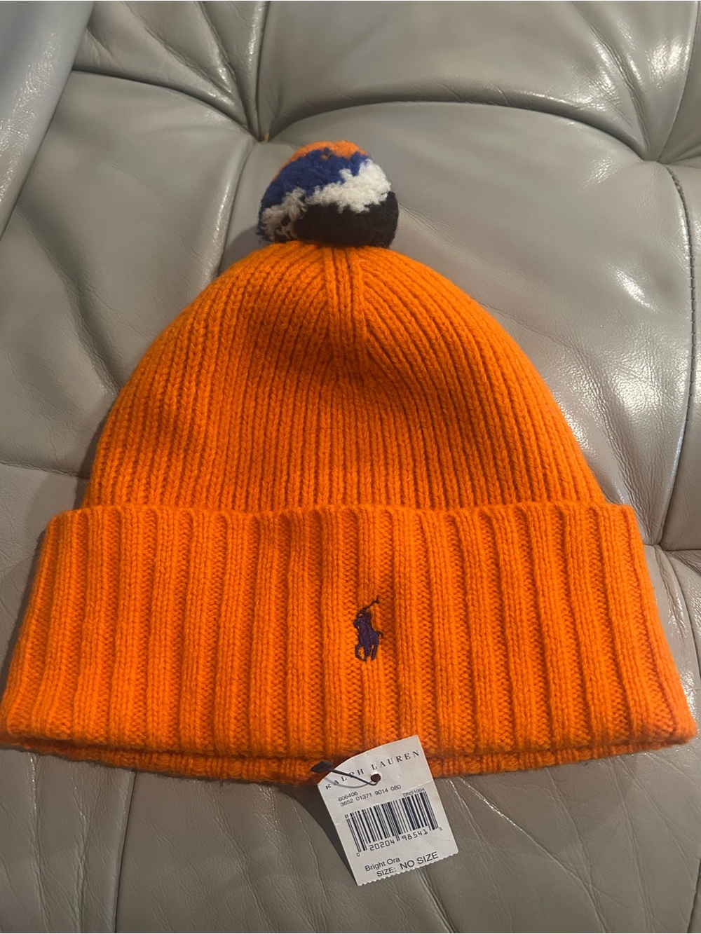 POLO RALPH LAUREN WINTER POM POM BEANIE HAT